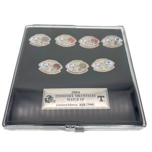 2004 Tennessee Volunteers Football Pin Set Home Game Opponents Limited Edition
